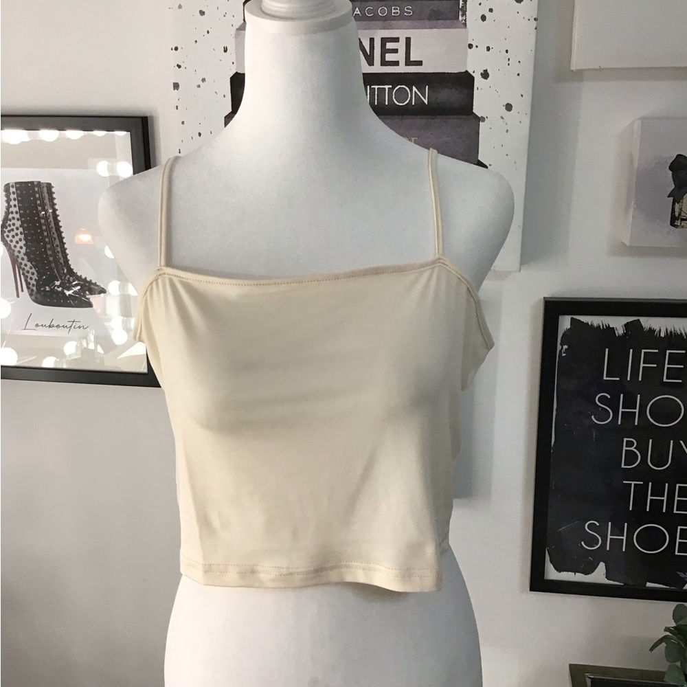2 Fly Co Black and Cream Western Mesh Checkered Women's Top with Cami - Picture 3 of 3